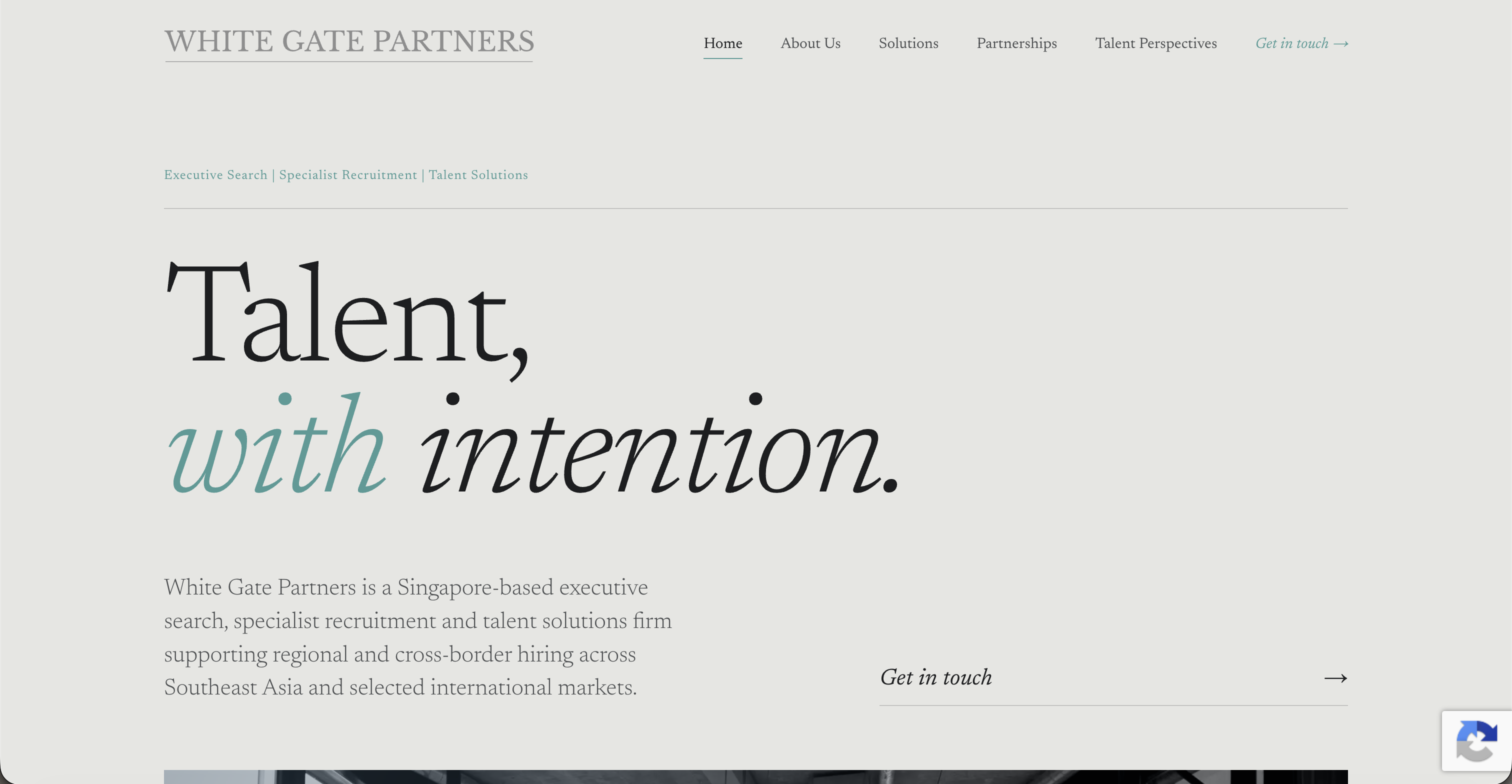 White Gate Partners Website